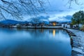 Chinese traditional ancient village, Hongcun, Anhui Provence Royalty Free Stock Photo